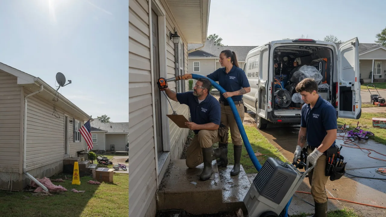 Ceiling Water Damage Restoration in Glencoe, AR near me